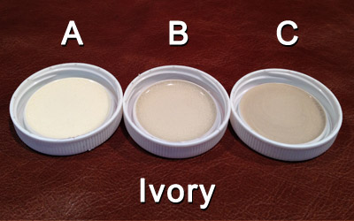 ivory leather paint