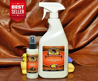 Leather cleaning kit