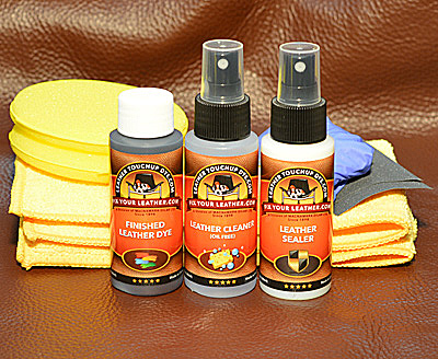 Vachetta Leather Browning, Dye, and Care - Kit-V3+ - Leather Doctor