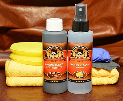 Medium 4oz Antique - Aniline Renew Leather Dye Repair Kit