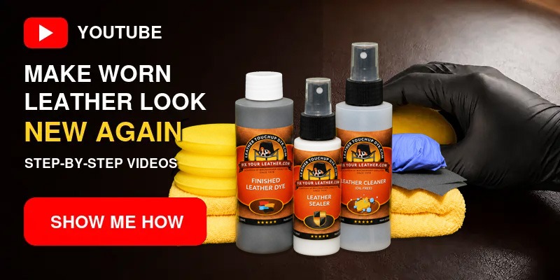 Watch our Leather Touchup Dye YouTube videos