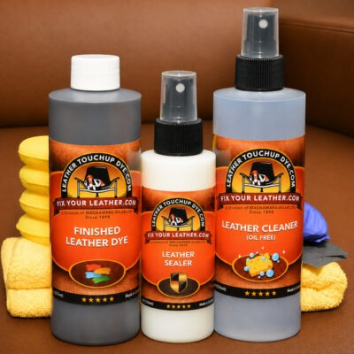 Large 8oz Finished Leather Dye Kit