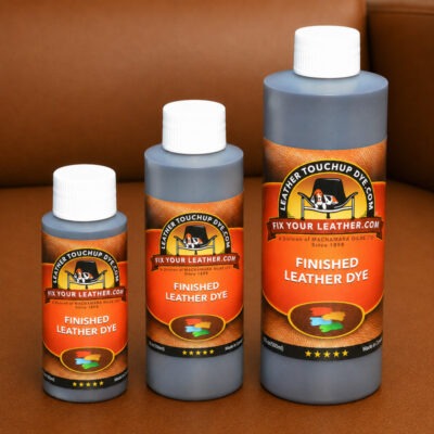 Finished Leather Dye Single Bottle